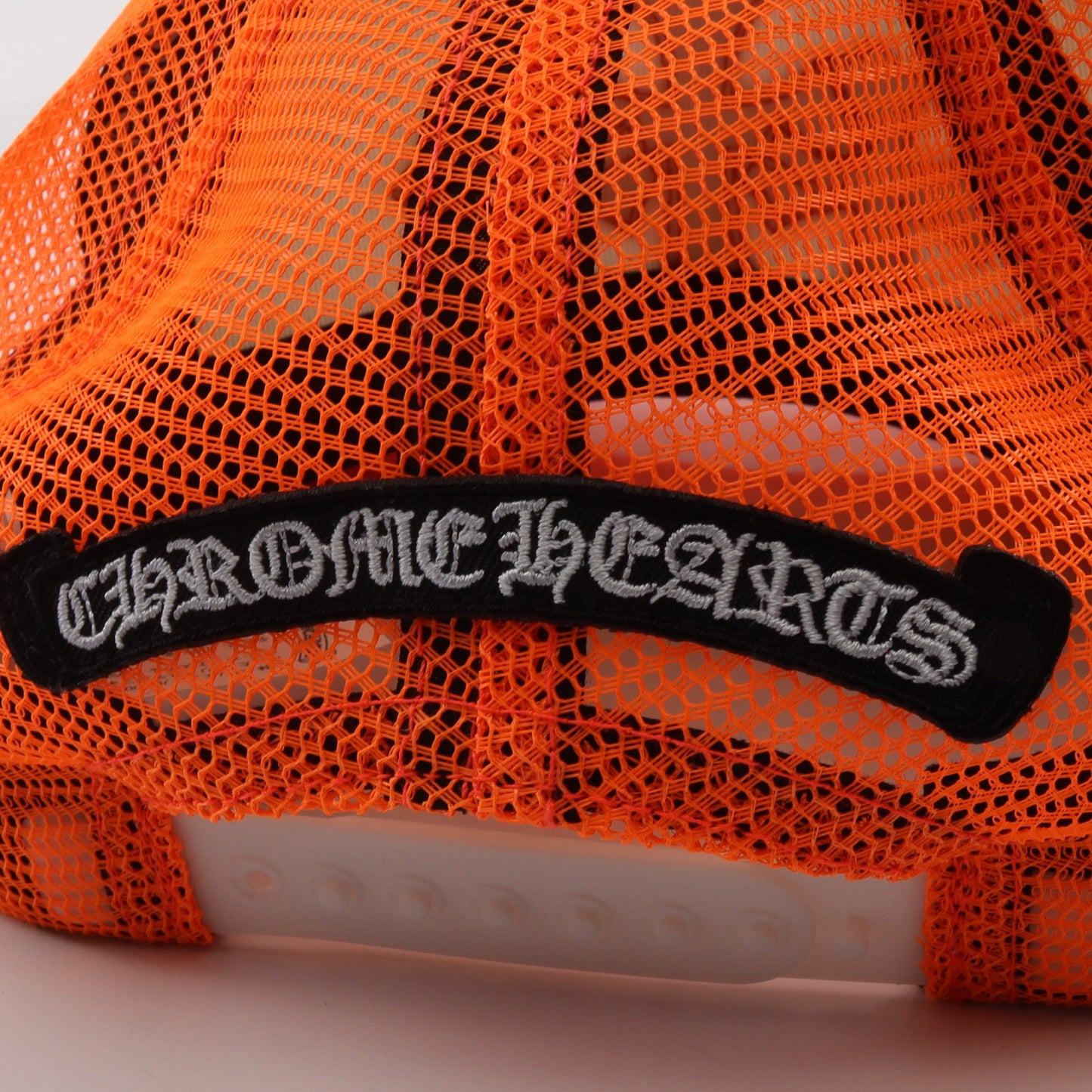 セメタリー CRS PATCH TRUCKER キャップ ホワイト オレンジ クロムハーツ