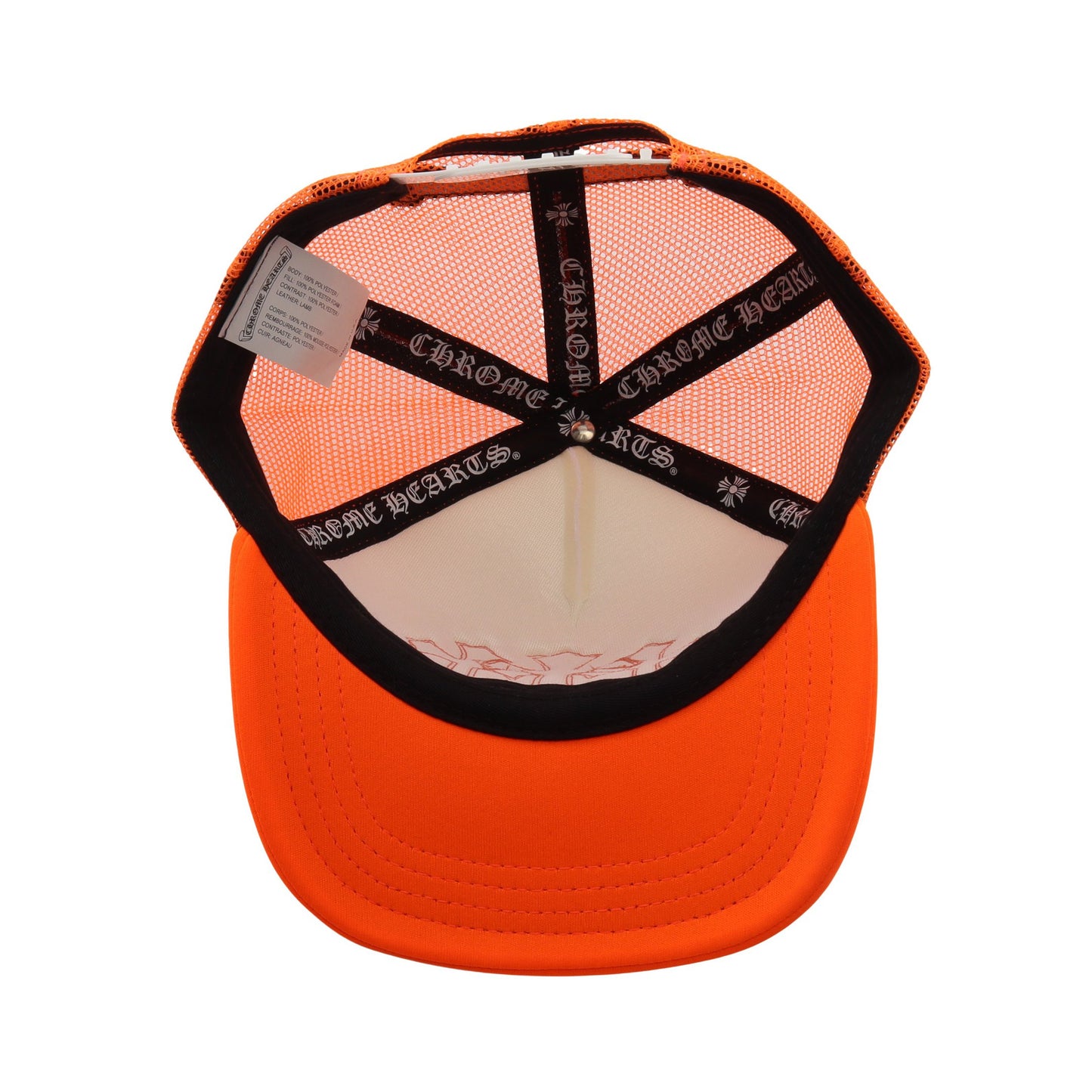 セメタリー CRS PATCH TRUCKER キャップ ホワイト オレンジ クロムハーツ