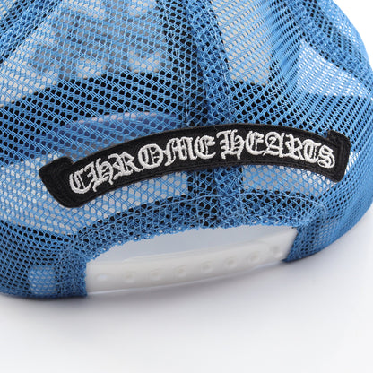 セメタリー CRS PATCH TRUCKER キャップ ブルー ホワイト クロムハーツ