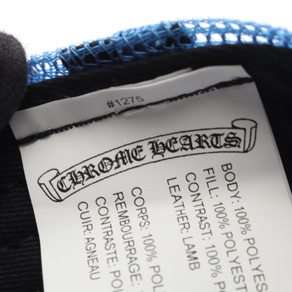 セメタリー CRS PATCH TRUCKER キャップ ブルー ホワイト クロムハーツ
