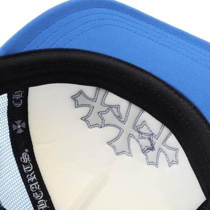 セメタリー CRS PATCH TRUCKER キャップ ブルー ホワイト クロムハーツ
