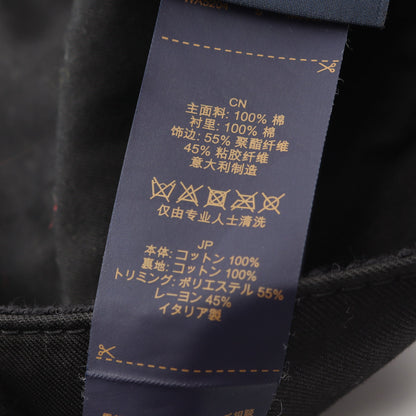LV × TM スーパーフラット キャップ コットン ブラック マルチカラー ルイヴィトン