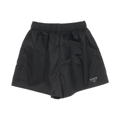 Re-Nylon ショート パンツ ナイロン ブラック プラダ