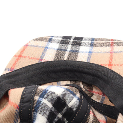 Lochcarron Camp Cap チェック柄 キャップ ウール ベージュ マルチカラー シュプリーム