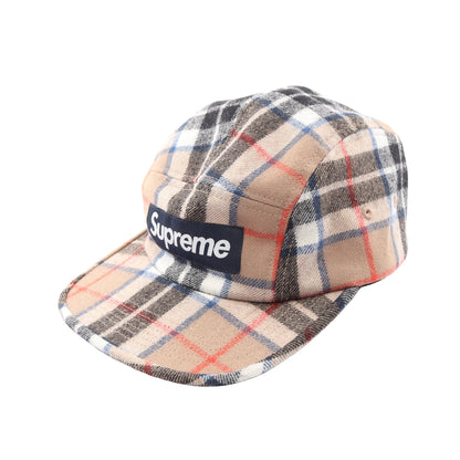 Lochcarron Camp Cap チェック柄 キャップ ウール ベージュ マルチカラー シュプリーム