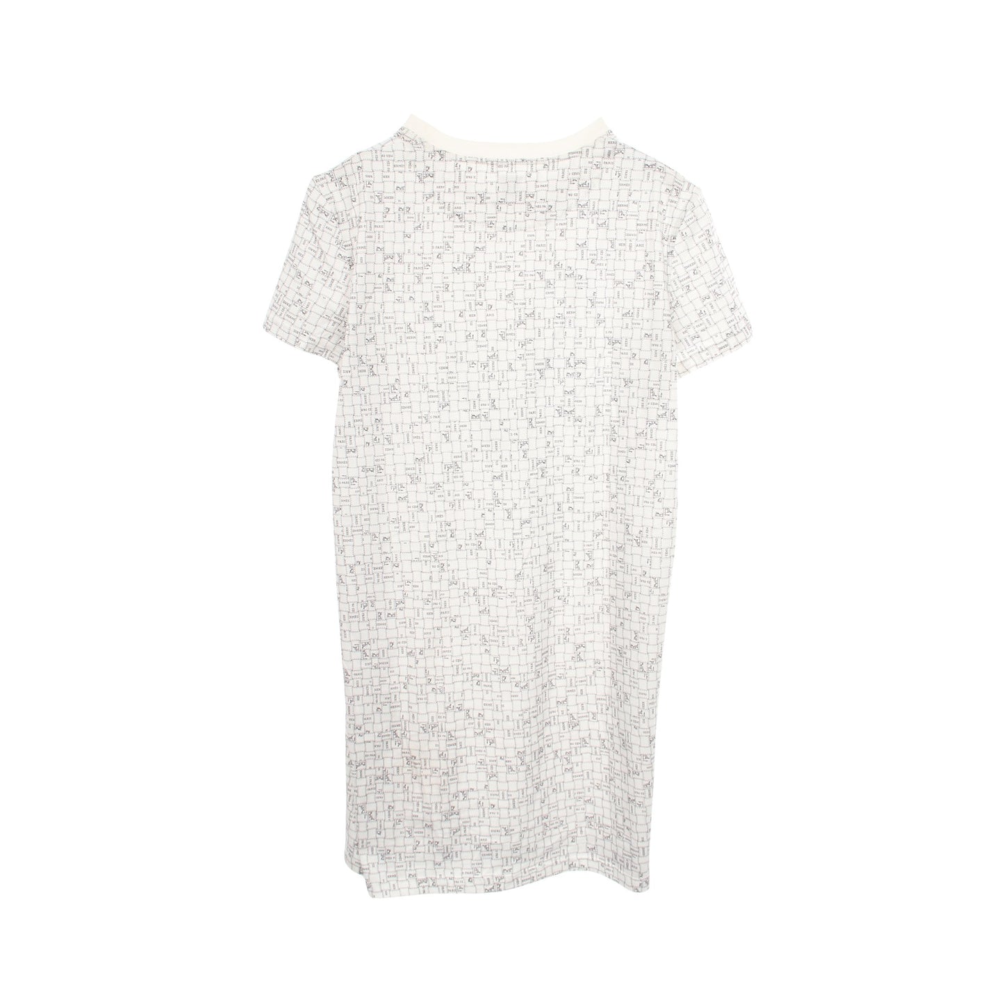 BOLDUC AU CARRE ボルデュック Tシャツ ワンピース コットン ホワイト エルメス