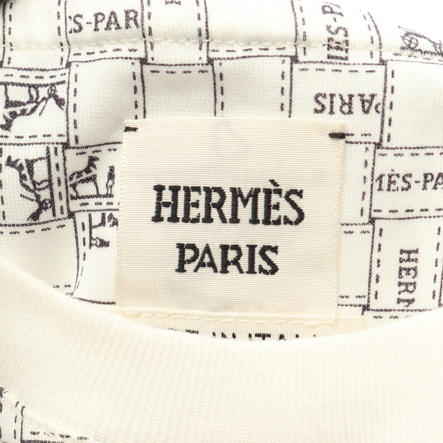 BOLDUC AU CARRE ボルデュック Tシャツ ワンピース コットン ホワイト エルメス