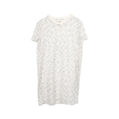 BOLDUC AU CARRE ボルデュック Tシャツ ワンピース コットン ホワイト エルメス
