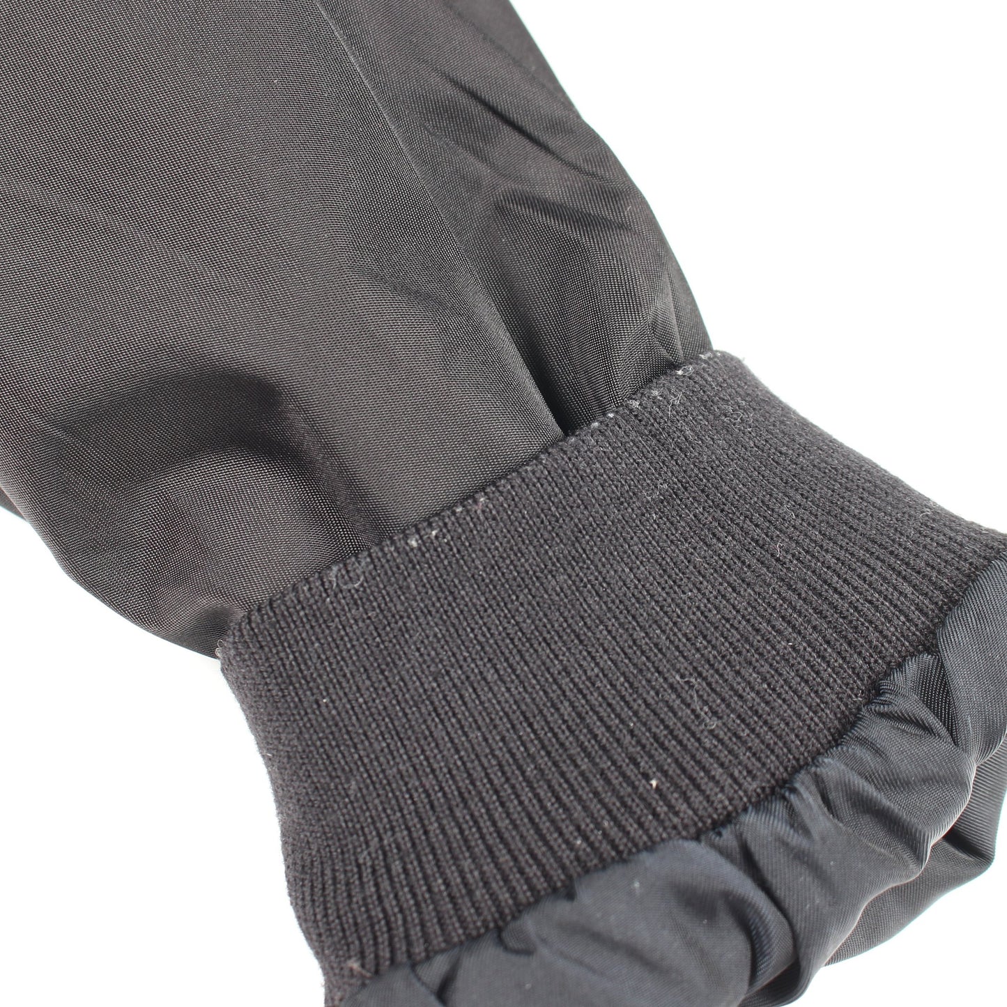 Re-Nylon トライアングルロゴ ブルゾン ジャケット ナイロン ブラック プラダ