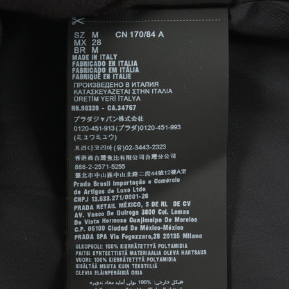 Re-Nylon トライアングルロゴ ブルゾン ジャケット ナイロン ブラック プラダ