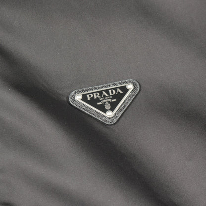 Re-Nylon トライアングルロゴ ブルゾン ジャケット ナイロン ブラック プラダ
