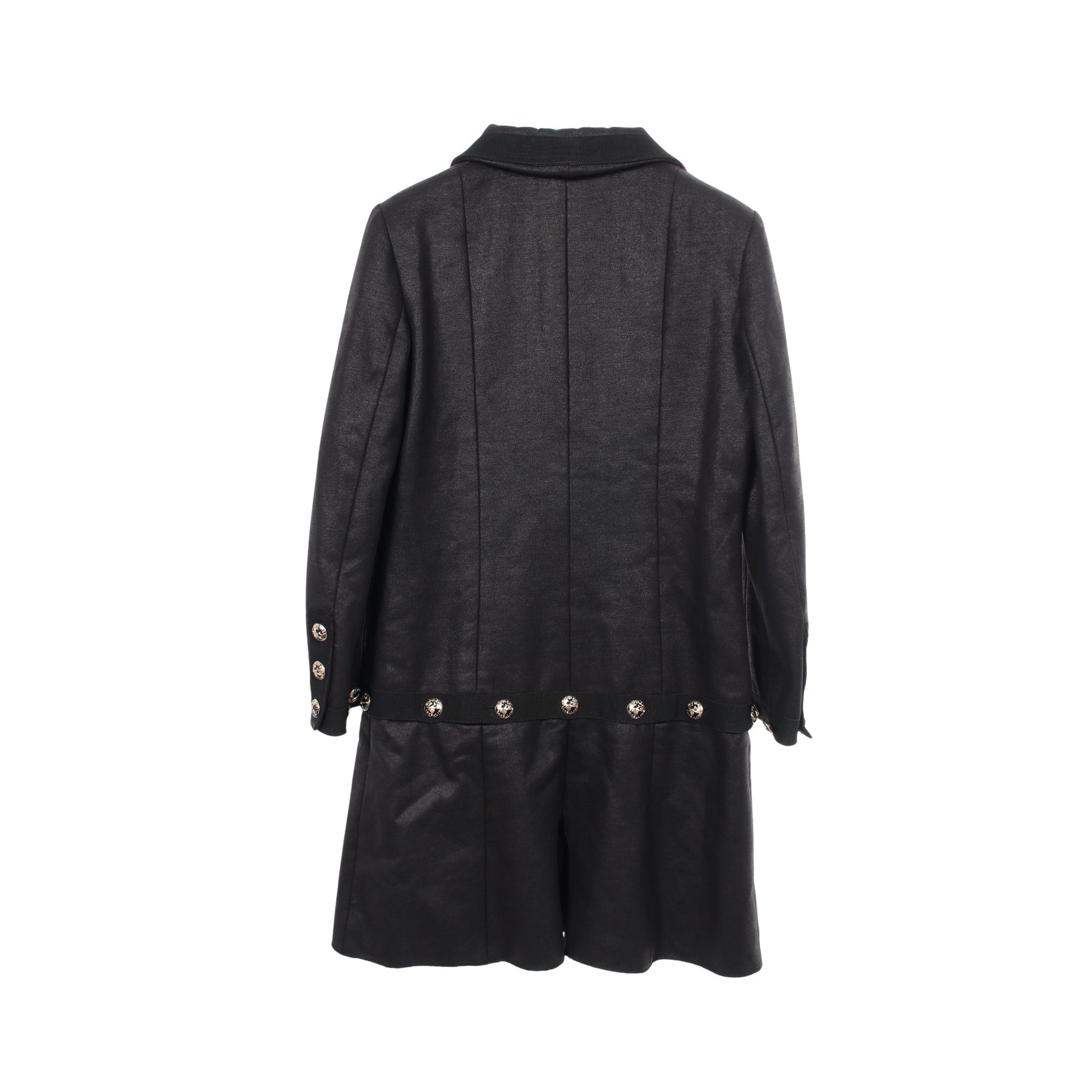 ココライン ジャケット コットン カシミヤ ブラック シャネル アウター CHANEL