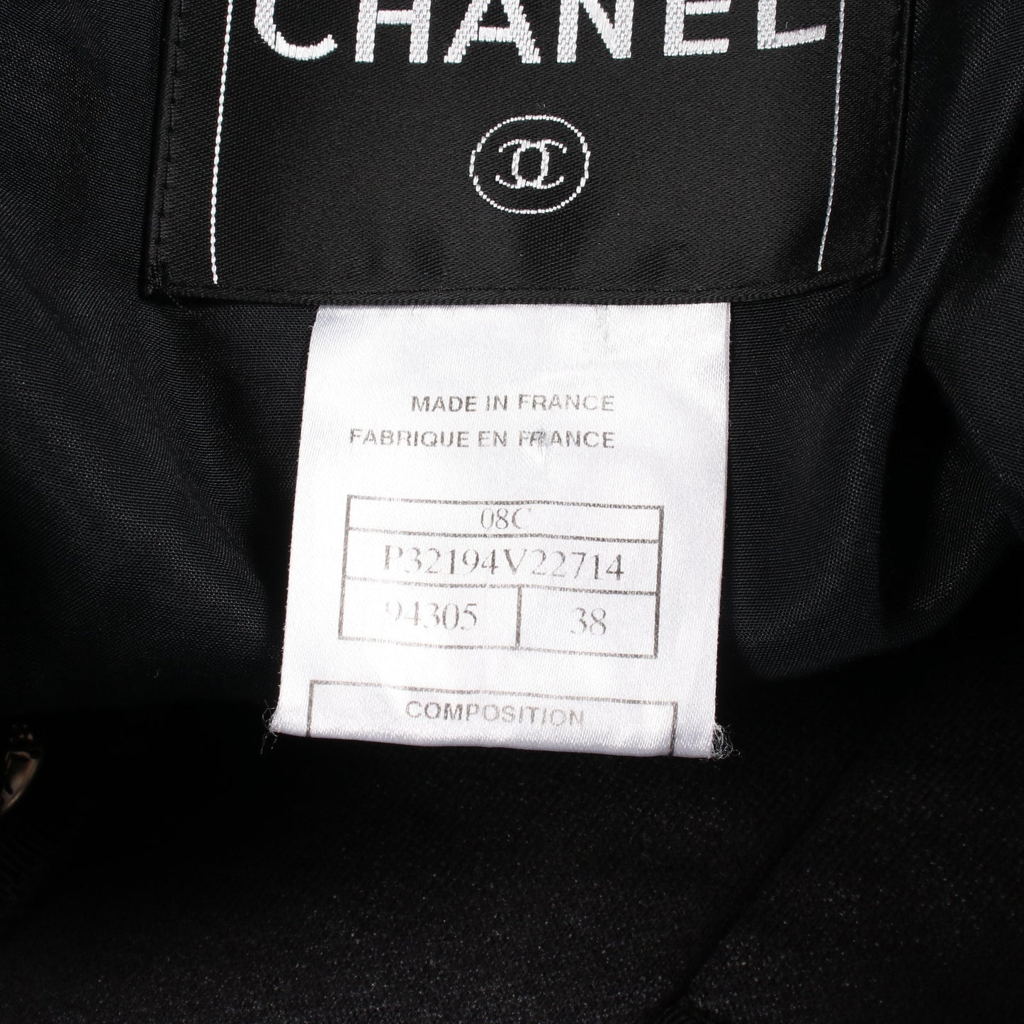 ココライン ジャケット コットン カシミヤ ブラック シャネル アウター CHANEL