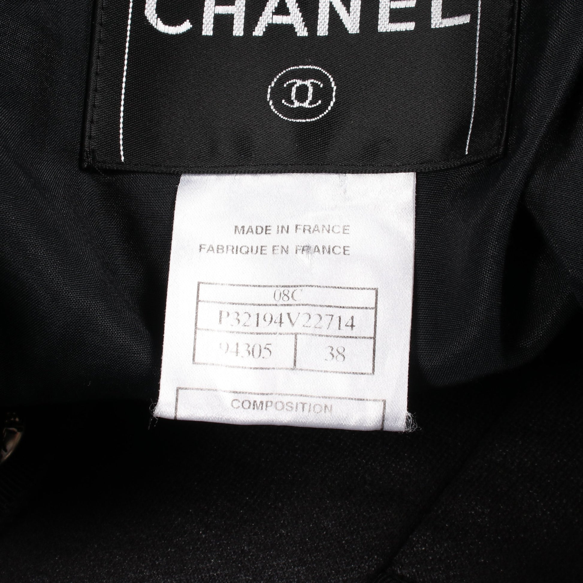 ココライン ジャケット コットン カシミヤ ブラック シャネル アウター CHANEL