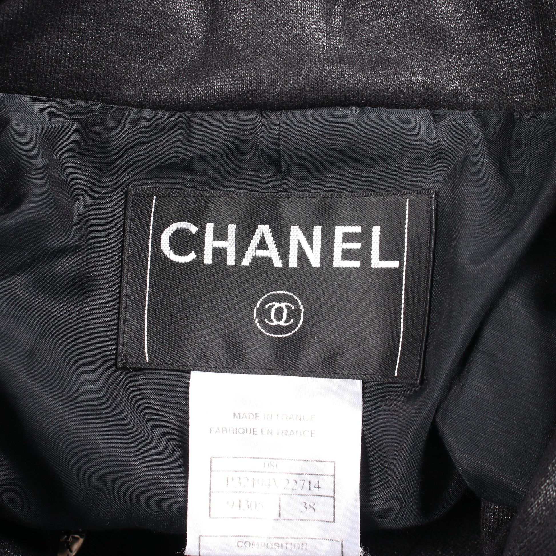 ココライン ジャケット コットン カシミヤ ブラック シャネル アウター CHANEL