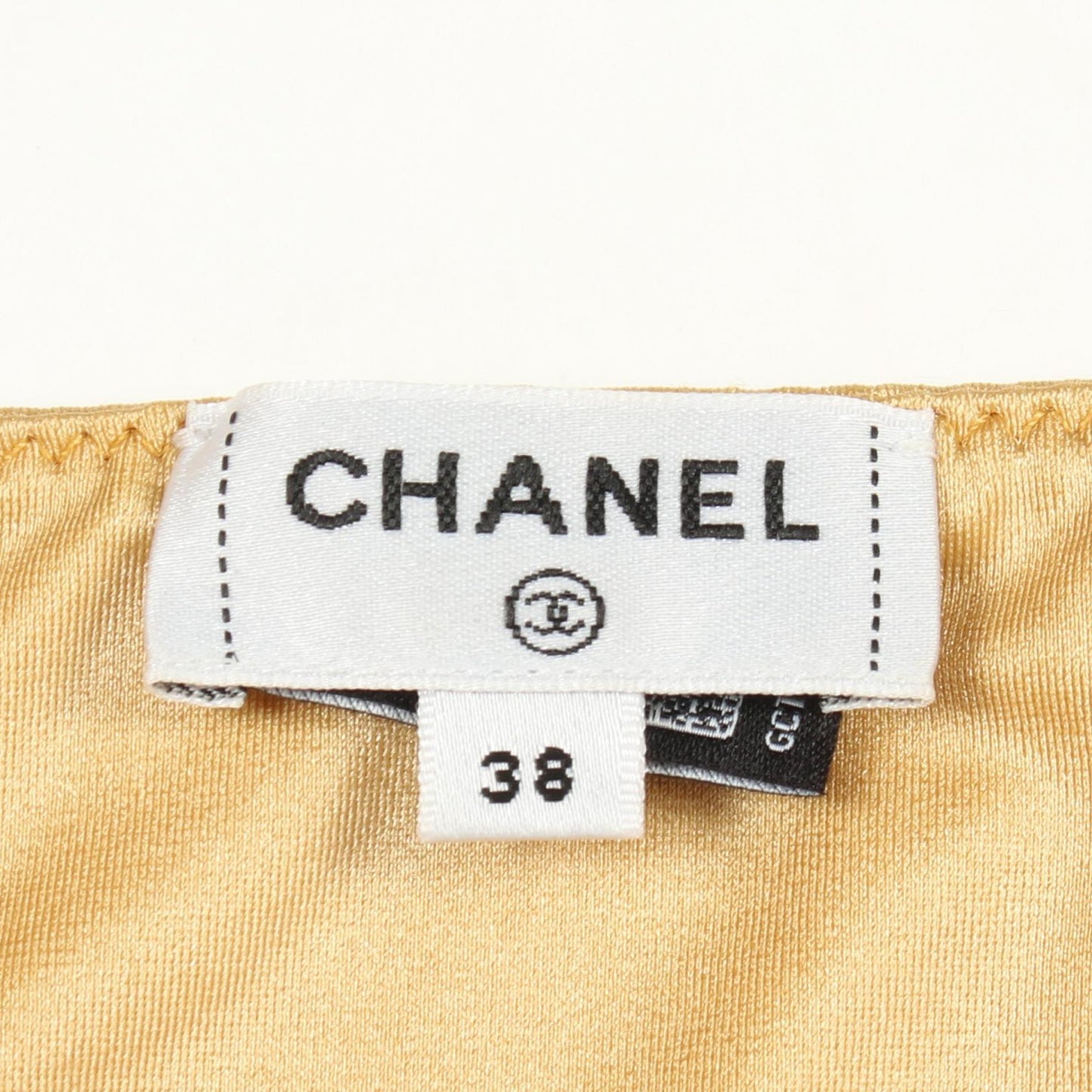 ココマーク 総柄 半袖 カットソー ナイロン イエロー シャネル トップス CHANEL