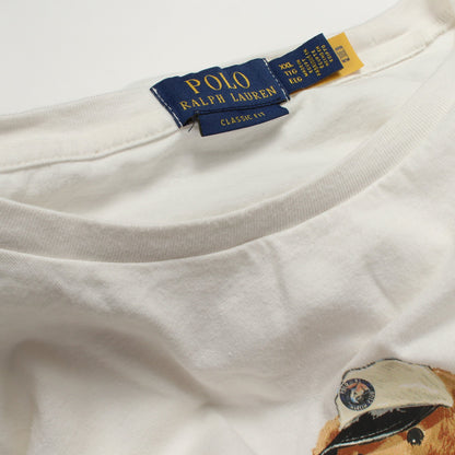 ポロベア 半袖Tシャツ コットン ホワイト マルチカラー ポロラルフローレン