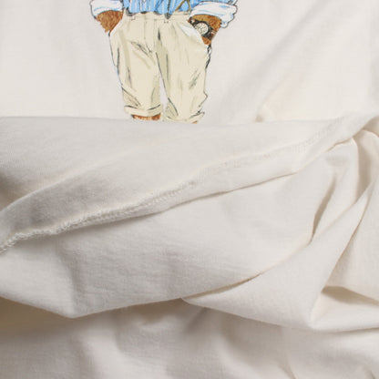 ポロベア 半袖Tシャツ コットン ホワイト マルチカラー ポロラルフローレン