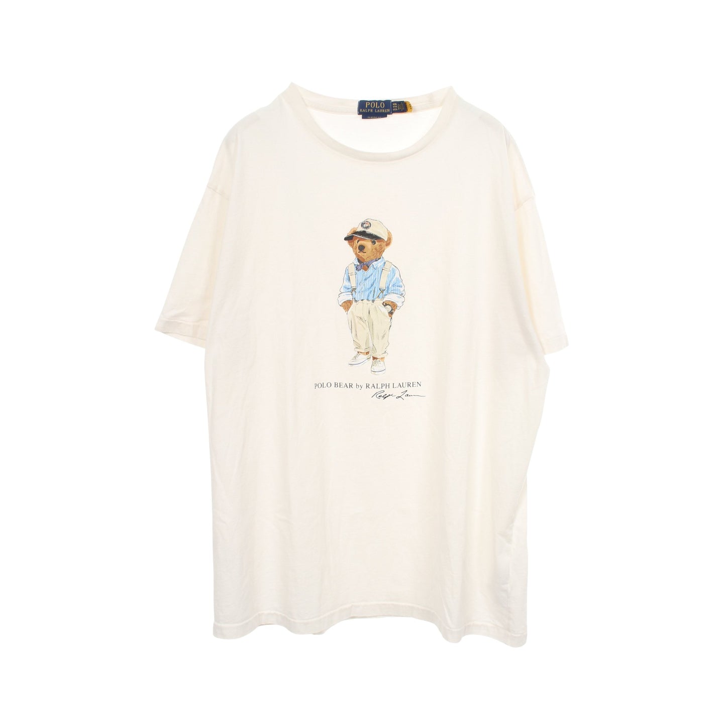 ポロベア 半袖Tシャツ コットン ホワイト マルチカラー ポロラルフローレン