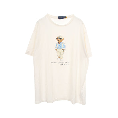 ポロベア 半袖Tシャツ コットン ホワイト マルチカラー ポロラルフローレン