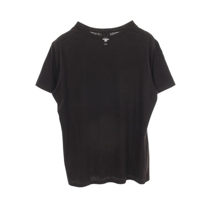 J'ADIOR 8 半袖Tシャツ コットン ブラック クリスチャンディオール