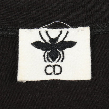 J'ADIOR 8 半袖Tシャツ コットン ブラック クリスチャンディオール