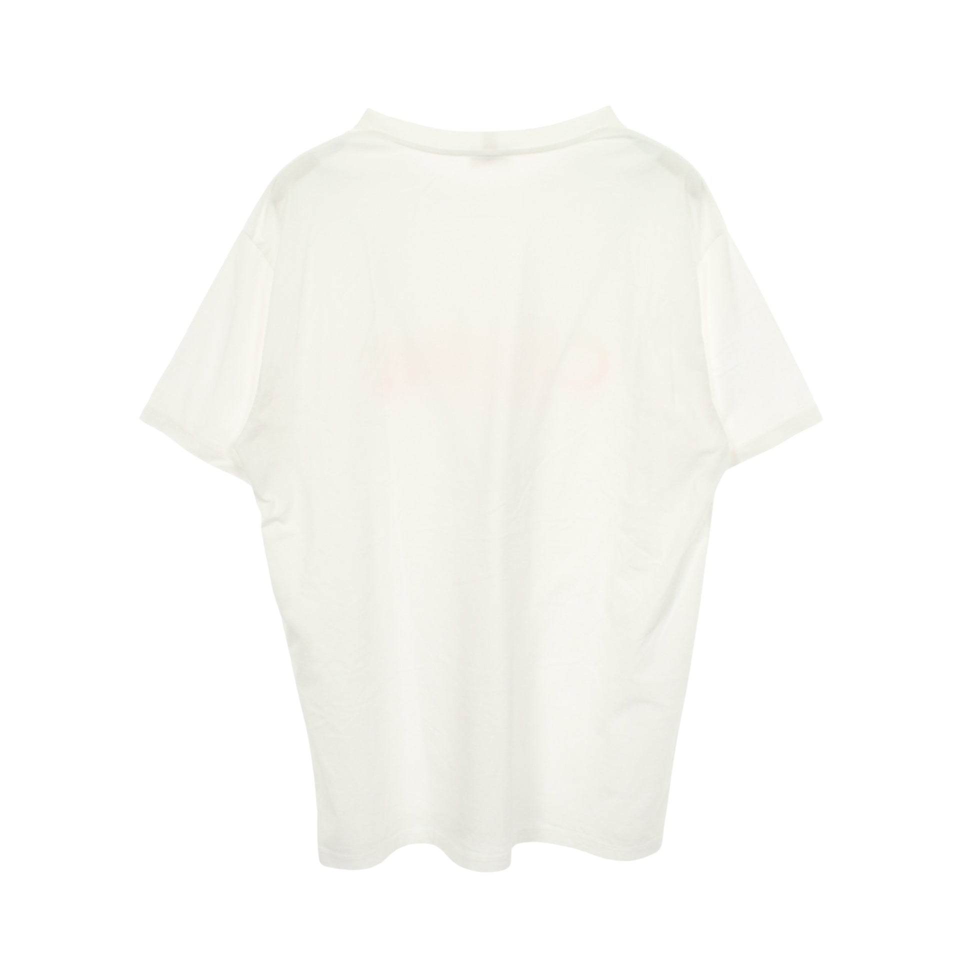 ロゴプリント クルーネック 半袖Tシャツ コットン ホワイト セリーヌ トップス CELINE