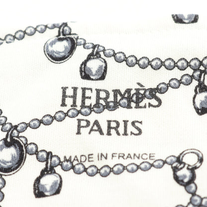 総柄 半袖Tシャツ コットン ホワイト エルメス トップス HERMES