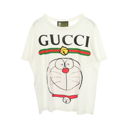 GUCCI × ドラえもん 半袖Tシャツ コットン ホワイト マルチカラー グッチ