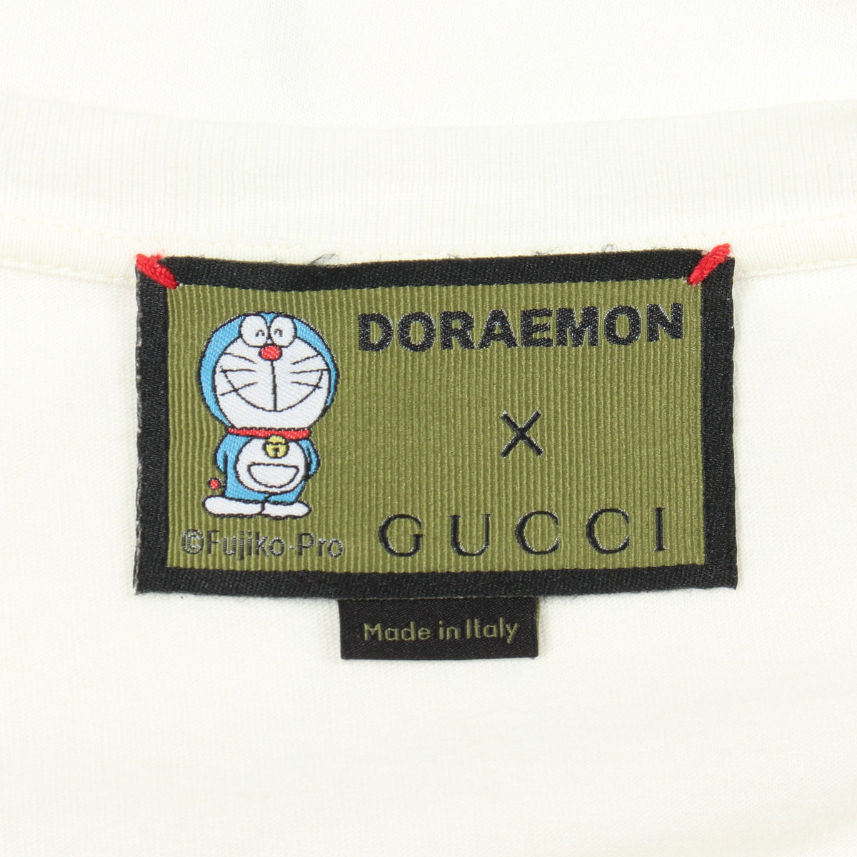 GUCCI × ドラえもん 半袖Tシャツ コットン ホワイト マルチカラー グッチ