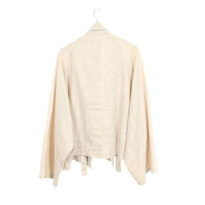 2WAY WIDE JACKET ジャケット コットン リヨセル リネン オフホワイト マイビューティフルランドレット