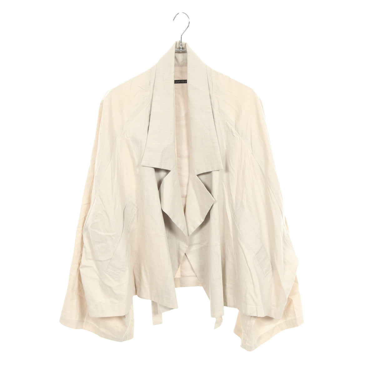 2WAY WIDE JACKET ジャケット コットン リヨセル リネン オフホワイト マイビューティフルランドレット
