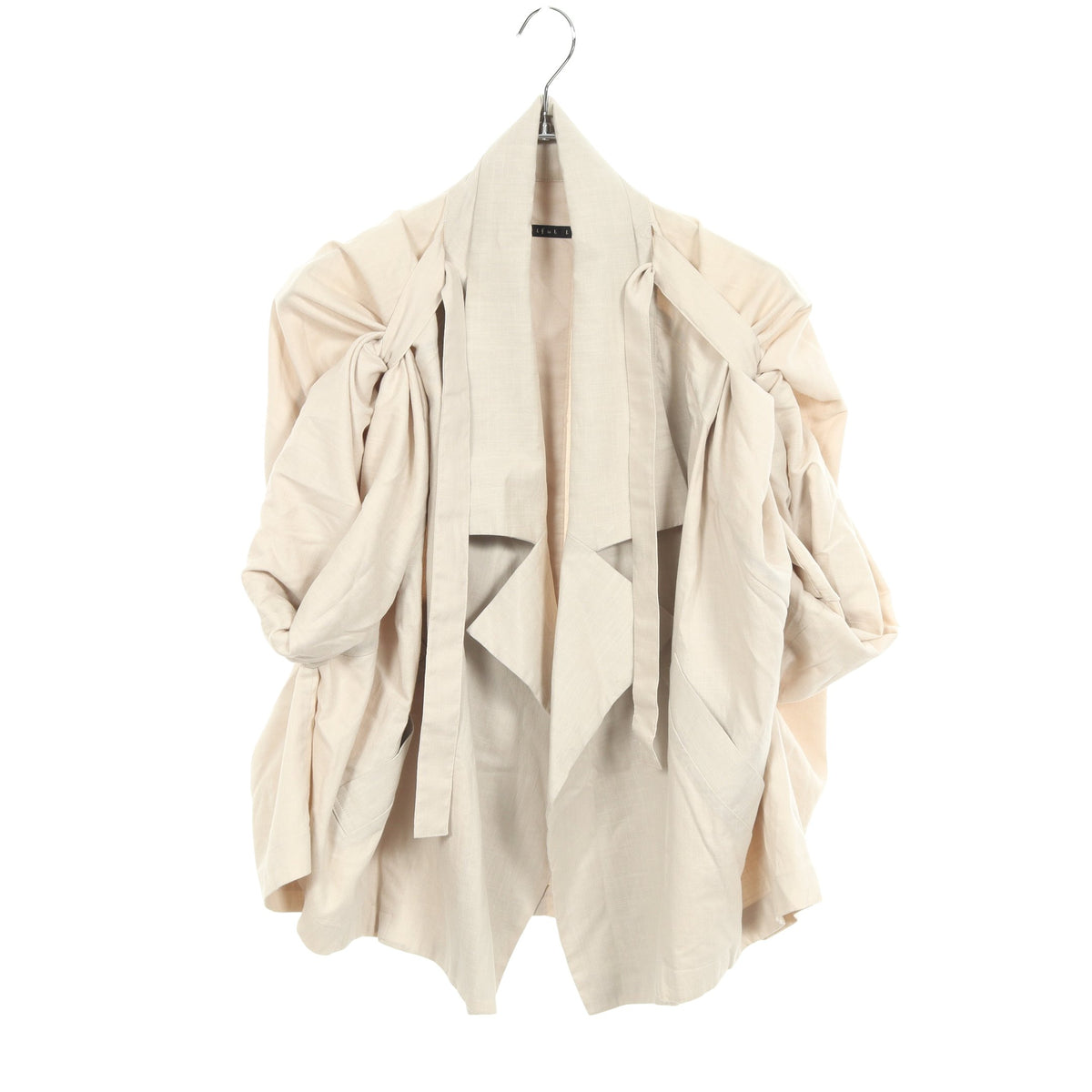 2WAY WIDE JACKET ジャケット コットン リヨセル リネン オフホワイト マイビューティフルランドレット