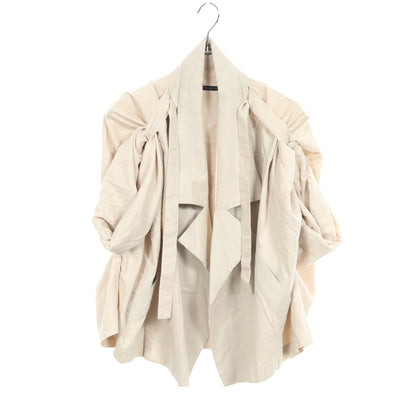 2WAY WIDE JACKET ジャケット コットン リヨセル リネン オフホワイト マイビューティフルランドレット