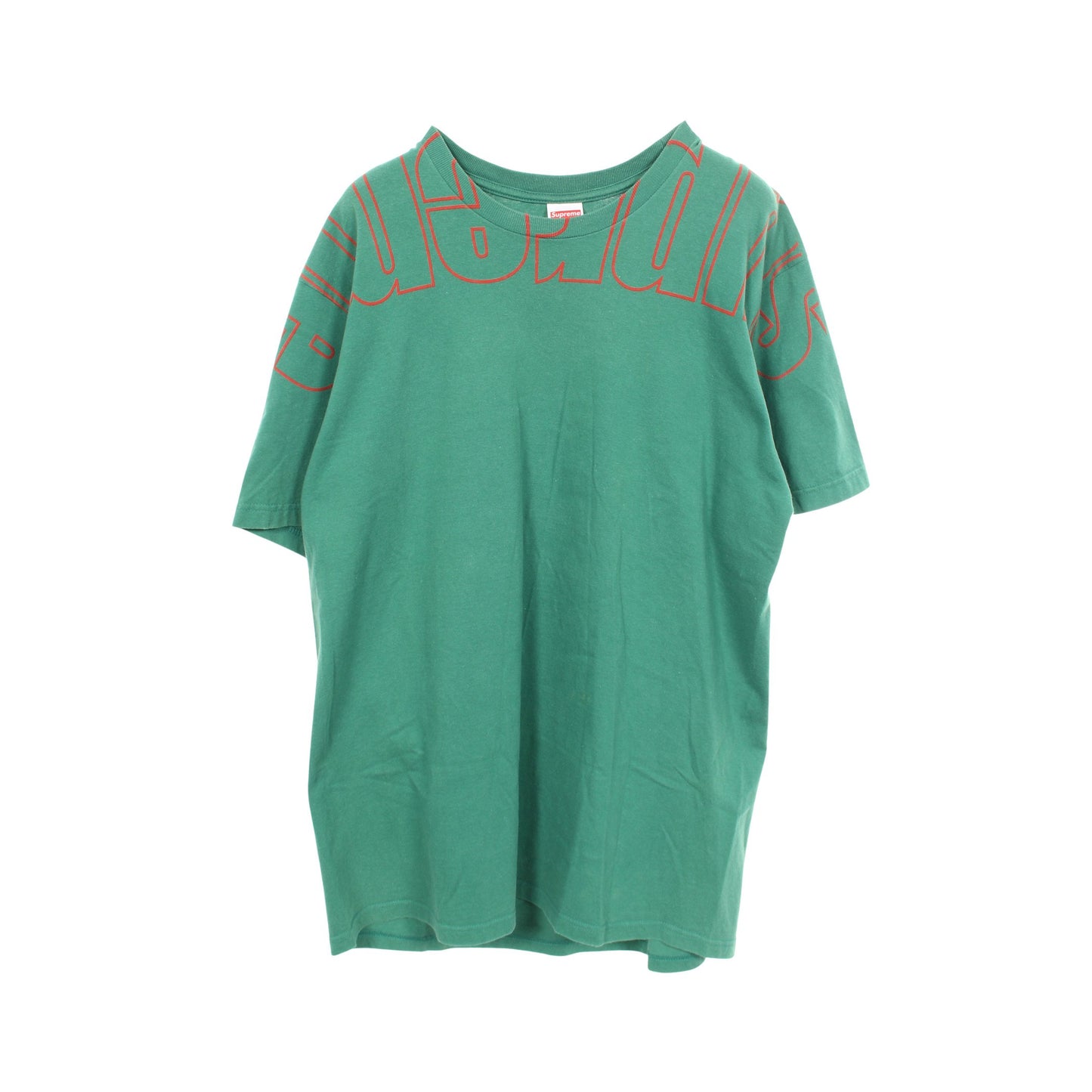Upside Down Tee クルーネック 半袖Tシャツ コットン グリーン シュプリーム