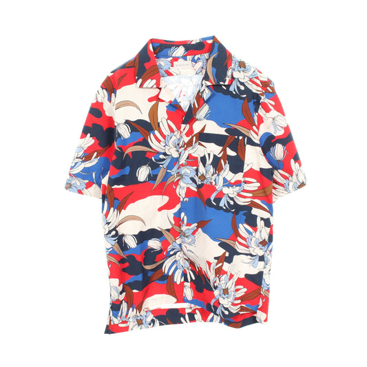 CAMICIA フローラル 総柄 半袖 シャツ コットン マルチカラー モンクレール