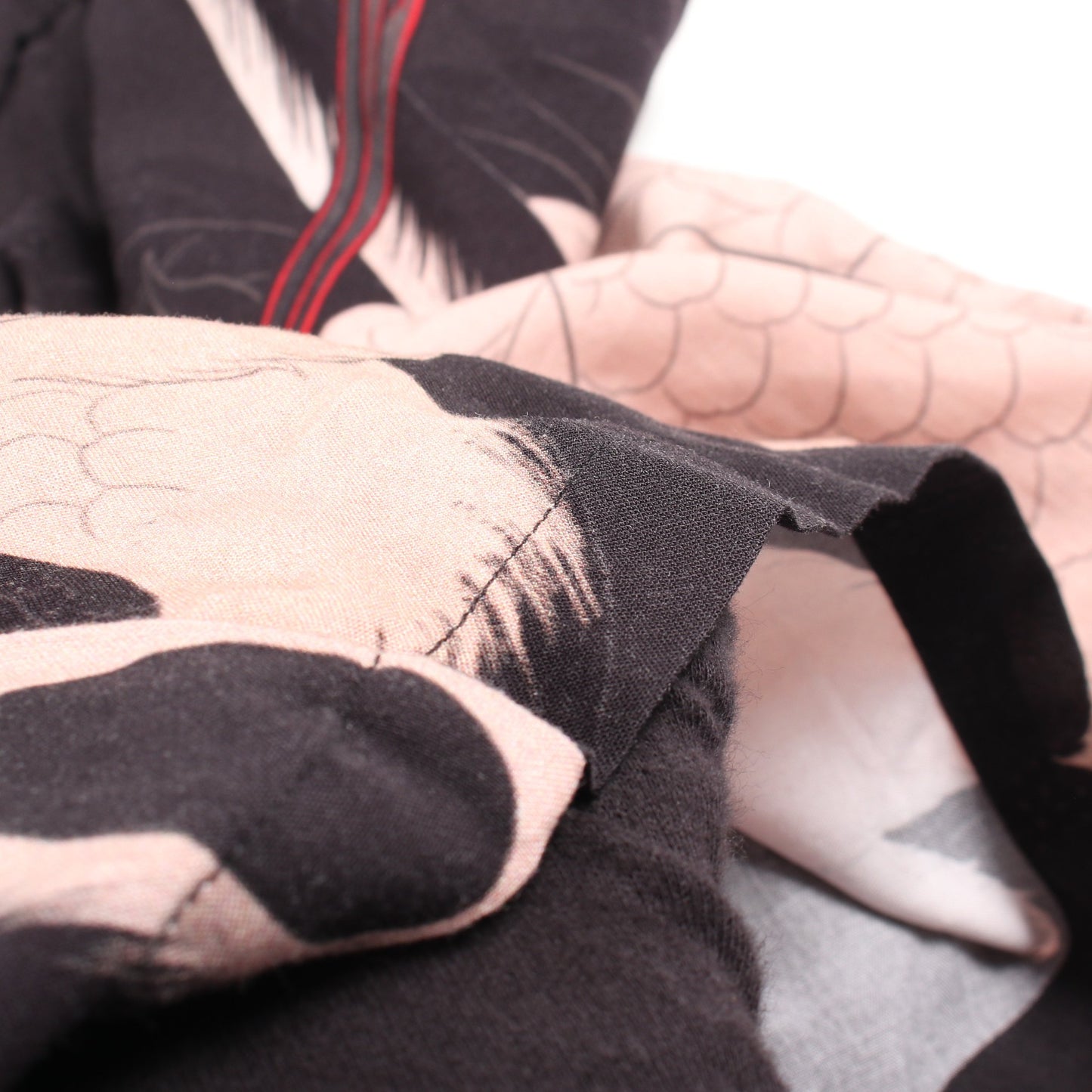 BUDSPOOL × GAKKIN 赤目鶴 パンツ レーヨン ブラック ベージュ レッド バッズプール
