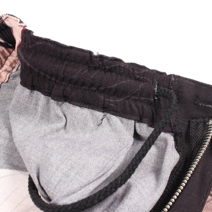 BUDSPOOL × GAKKIN 赤目鶴 パンツ レーヨン ブラック ベージュ レッド バッズプール