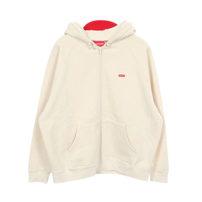 Brim Zip Up Hooded Sweatshirt 裏起毛 ジップアップパーカー コットン アイボリー レッド シュプリーム トップス Supreme