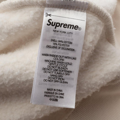 Brim Zip Up Hooded Sweatshirt 裏起毛 ジップアップパーカー コットン アイボリー レッド シュプリーム トップス Supreme