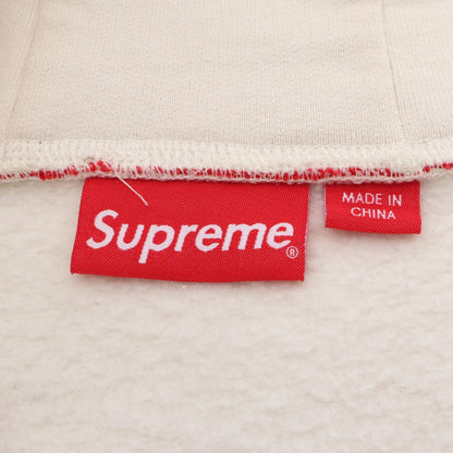 Brim Zip Up Hooded Sweatshirt 裏起毛 ジップアップパーカー コットン アイボリー レッド シュプリーム トップス Supreme