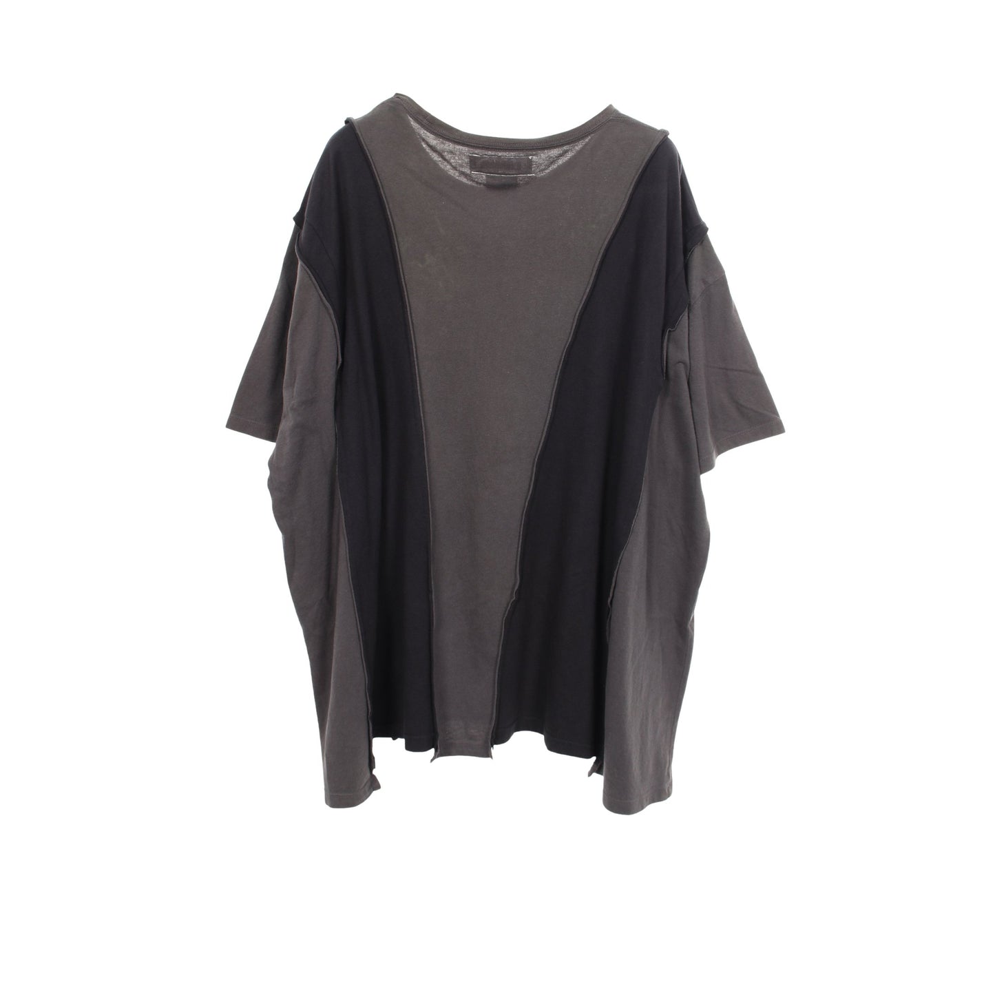 グラフィック プリント ヴィンテージ 半袖Tシャツ コットン グレー ブラック ディスカバード