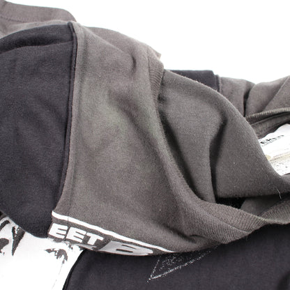 グラフィック プリント ヴィンテージ 半袖Tシャツ コットン グレー ブラック ディスカバード