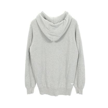 Sacai × Fragment Design ロゴプリント ジップアップパーカー コットン グレー サカイ