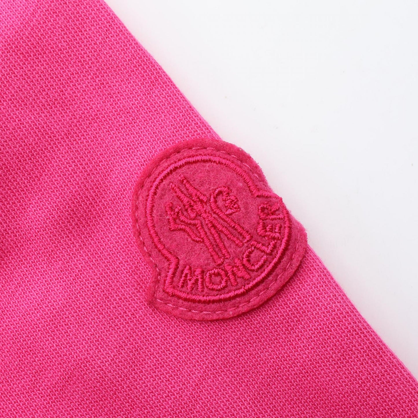GENIUS 2 MONCLER 1952 ロゴプリント 長袖Tシャツ コットン ピンクパープル モンクレール