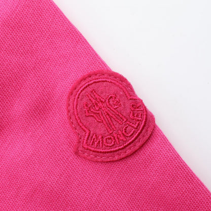 GENIUS 2 MONCLER 1952 ロゴプリント 長袖Tシャツ コットン ピンクパープル モンクレール