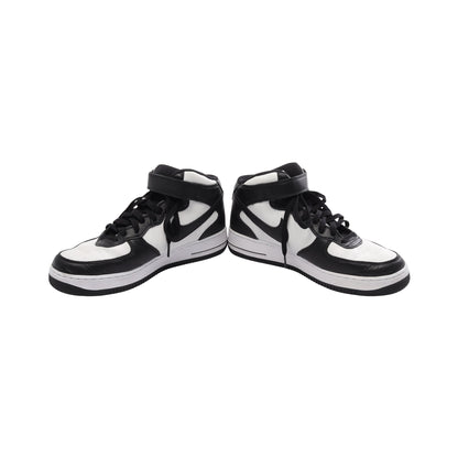 NIKE × STUSSY AIR FORCE 1 MID ハイカットスニーカー レザー ホワイト ブラック ステューシー