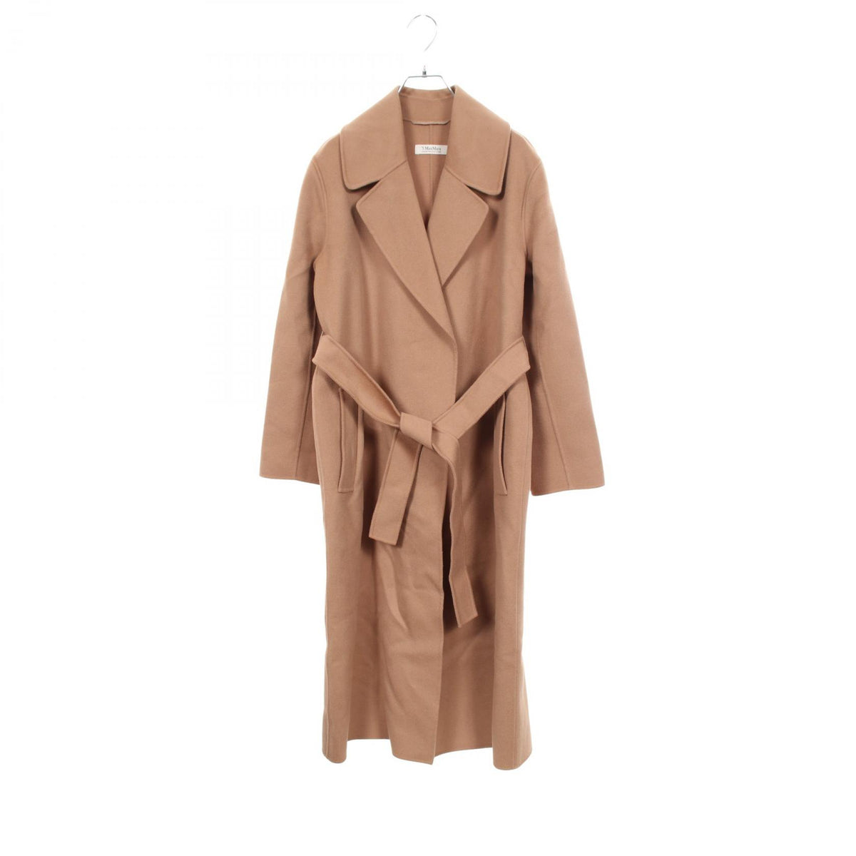 CUCITO A MANO ラップコート ガウンコート ウール ベージュ エスマックスマーラ アウター S Max Mara