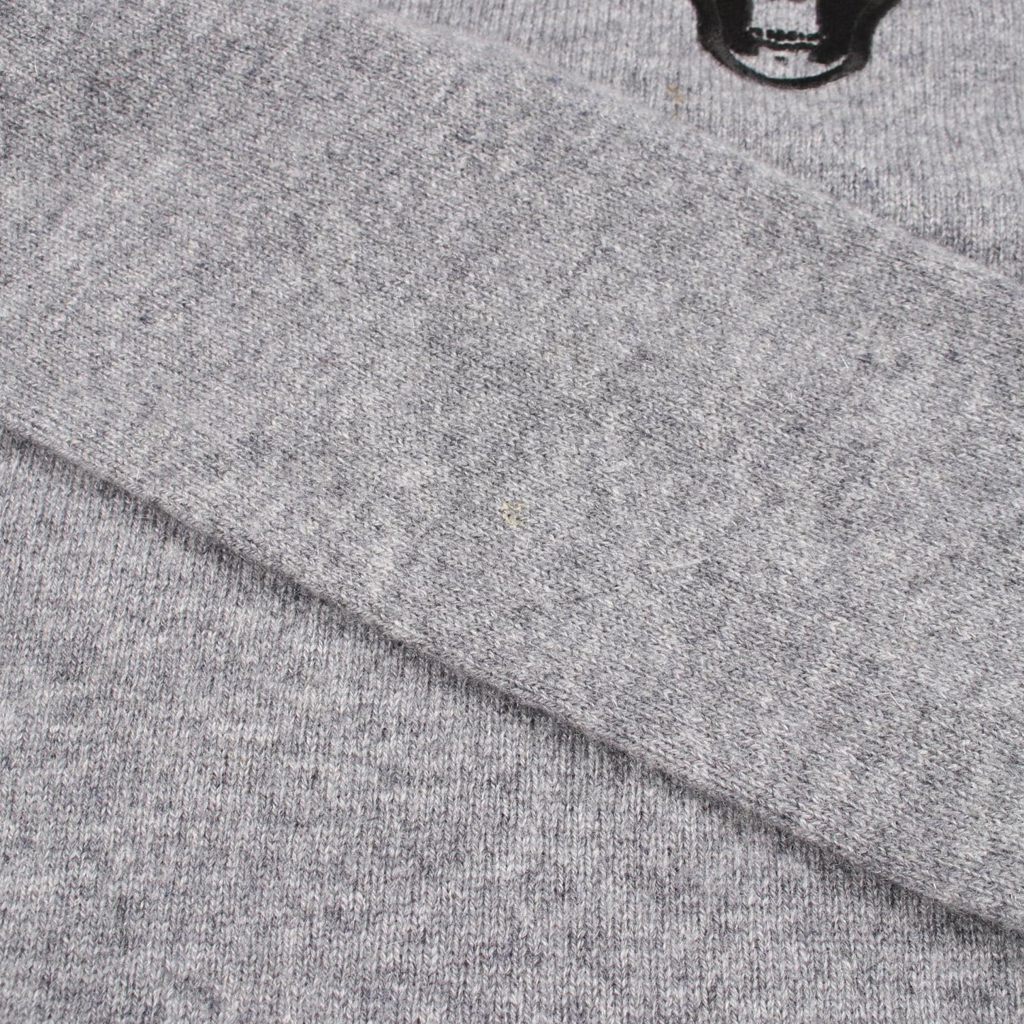 スカル刺繍 Vネック ニット カシミヤ グレー イエロー ルシアンペラフィネ トップス lucien pellat-finet