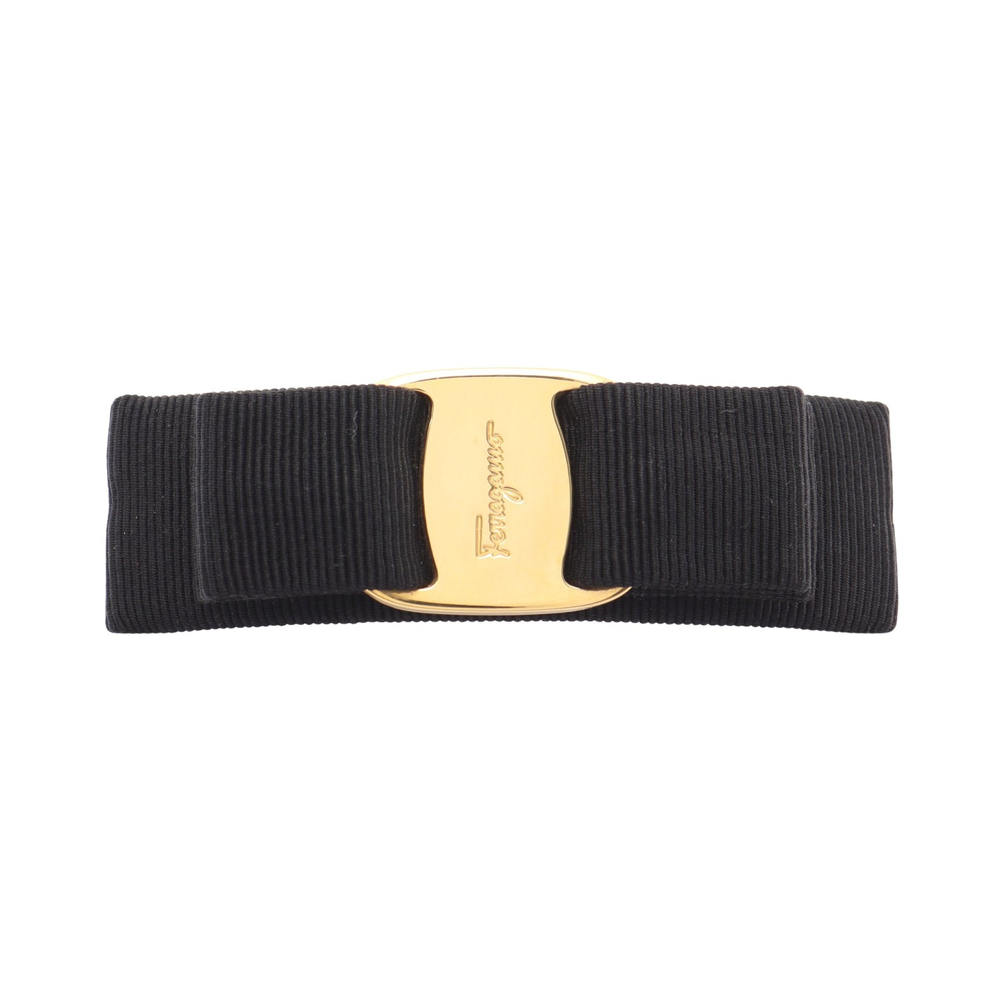 ヴァラリボン バレッタ GP ファブリック ブラック サルヴァトーレフェラガモ アクセサリー Salvatore Ferragamo